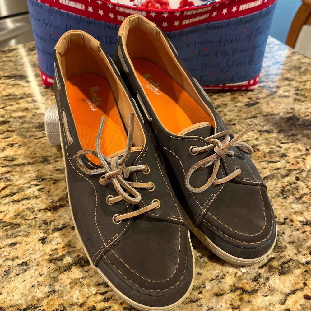 Keds brown loafers